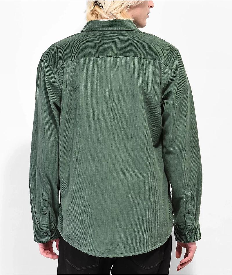 Obey Peter Green Woven Corduroy Long Sleeve T-Shirt