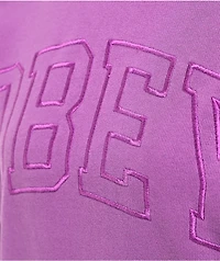 Obey Pigment Dye Collegiate Heavyweight Purple Hoodie