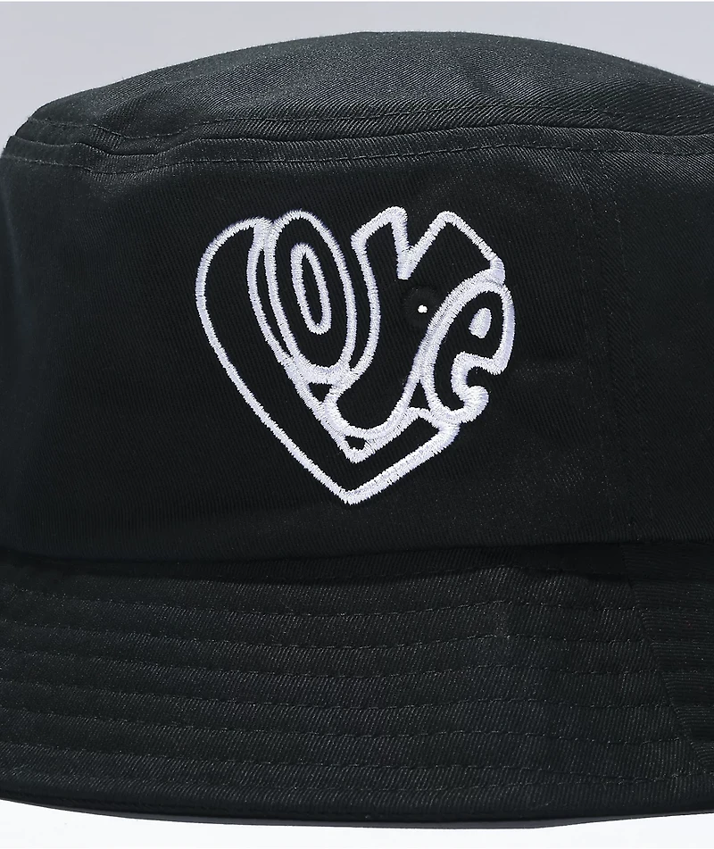 Obey Protest Black Bucket Hat
