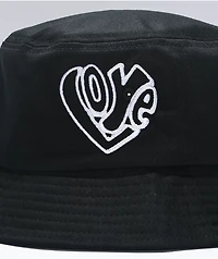 Obey Protest Black Bucket Hat