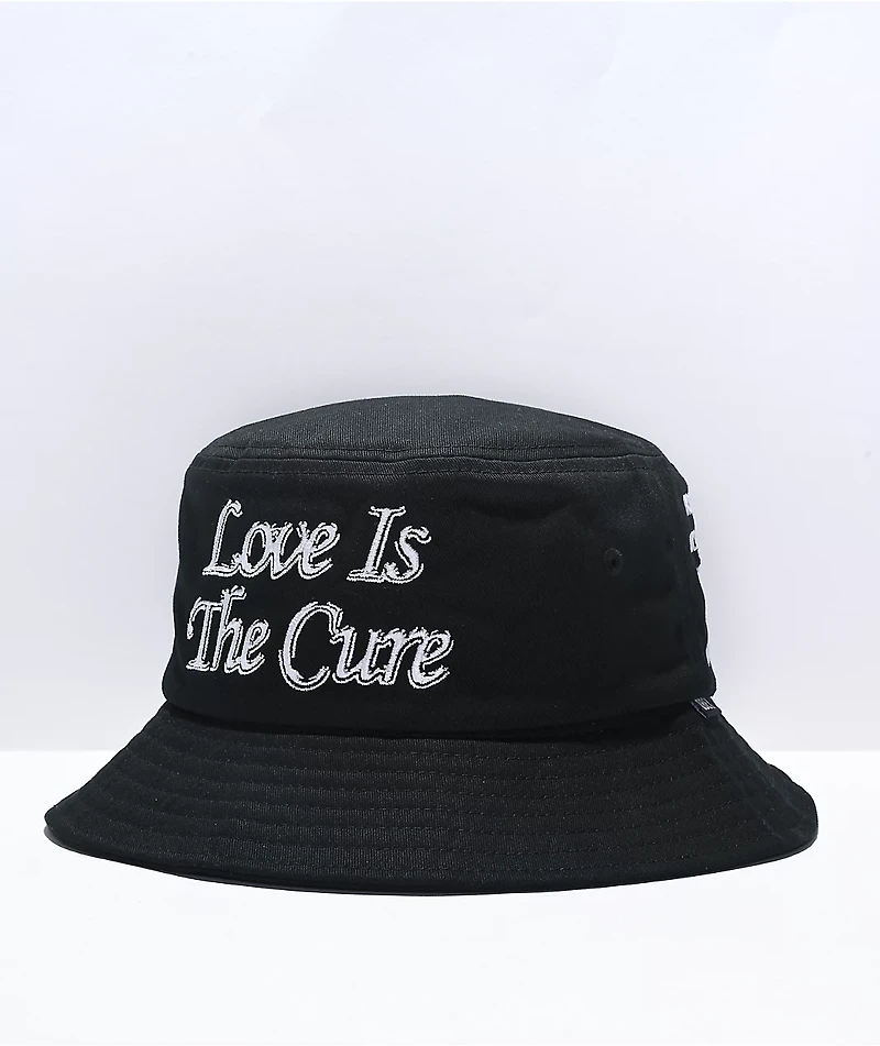 Obey Protest Black Bucket Hat