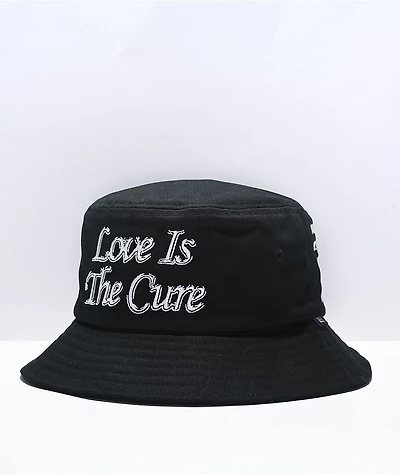 Obey Protest Black Bucket Hat