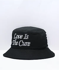 Obey Protest Black Bucket Hat