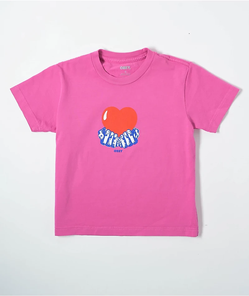 Obey Pure Love Kaylin Fiji Flower Crop T-Shirt