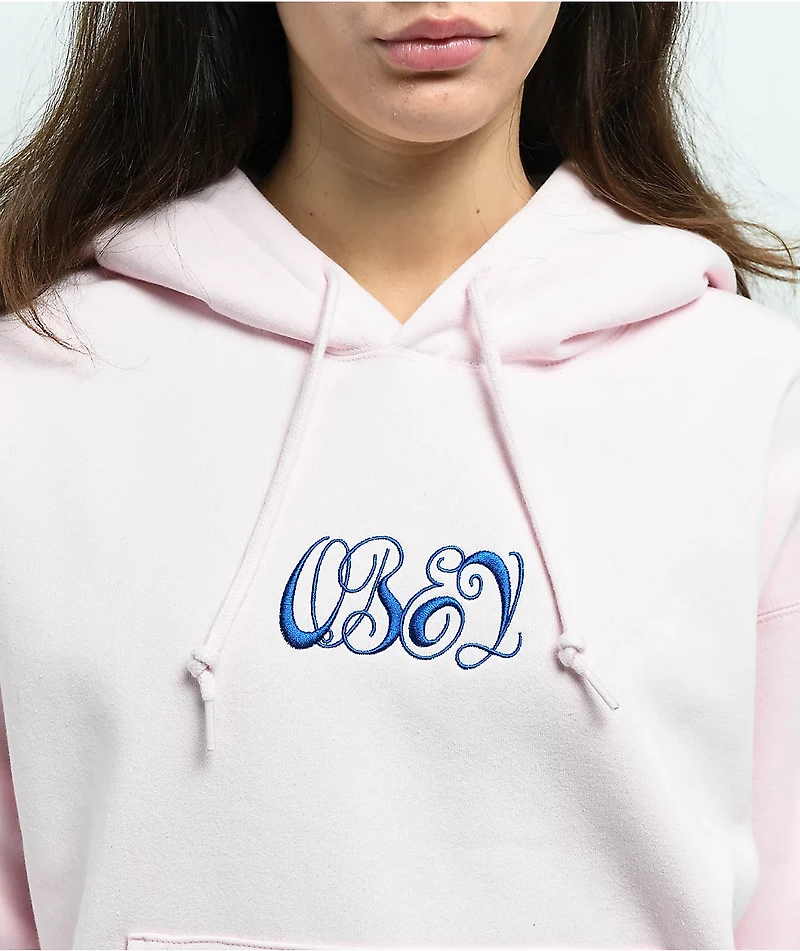 Obey Ribbon Pink Sorbet Hoodie
