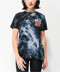 Obey Rosa Riot Black & White Tie Dye T-Shirt