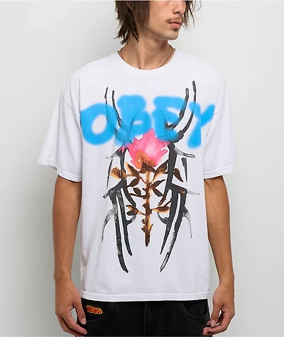 Obey Rose White T-Shirt