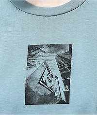 Obey San Diego Icon Blue Crop T-Shirt