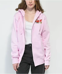 Obey Scorpion Pink Zip Hoodie