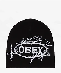 Obey Scram Black Skully Beanie
