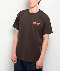 Obey Star Brown T-Shirt