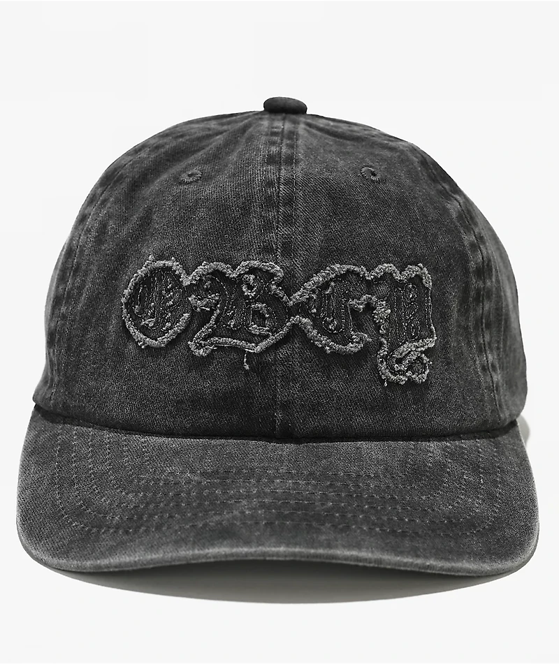 Obey Static Grey Wash Strapback Hat