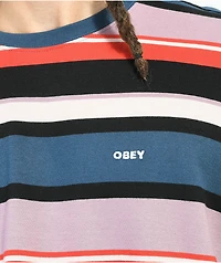Obey Storming Stripe Knit T-Shirt