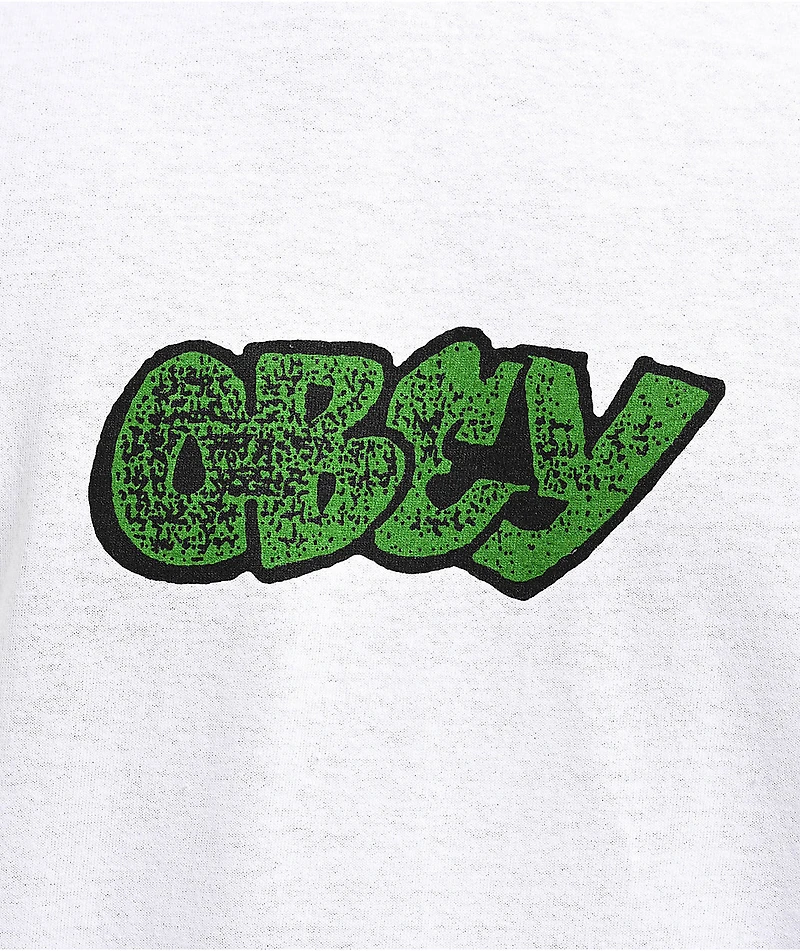 Obey Street Dog White T-Shirt