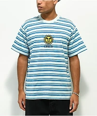 Obey Sunrise Blue Stripe T-Shirt