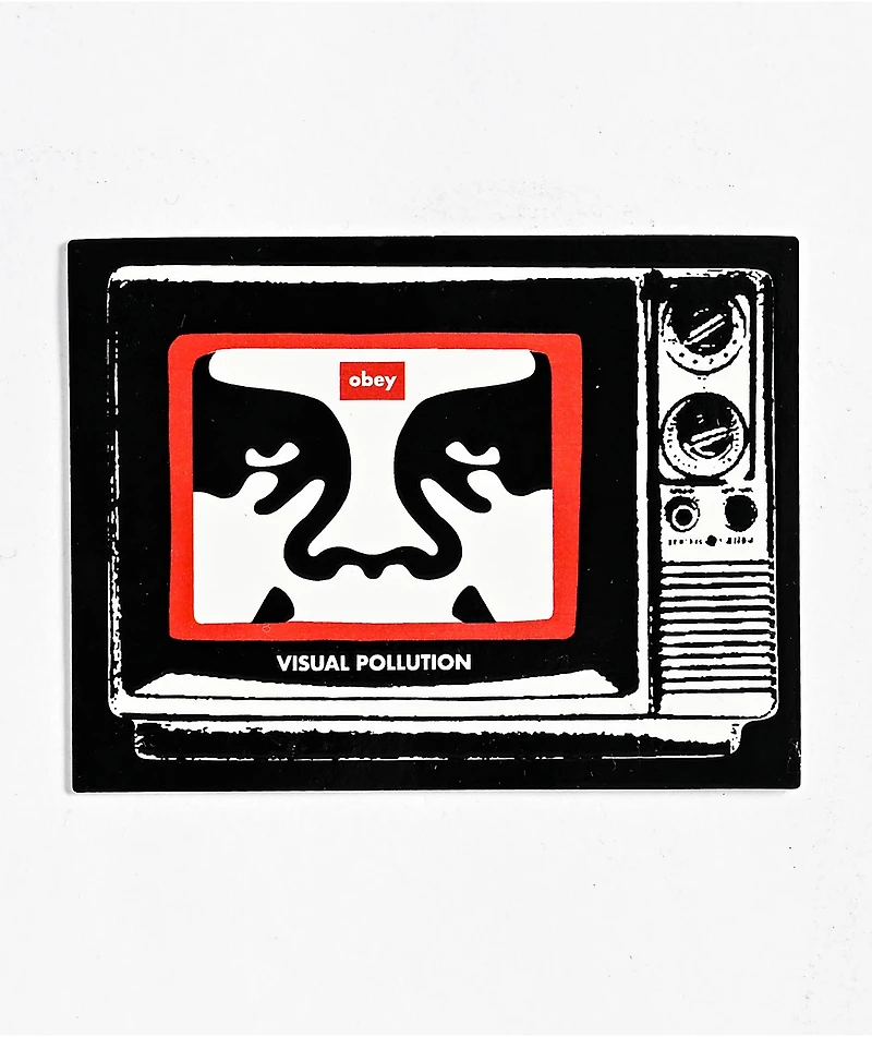 Obey TV Sticker