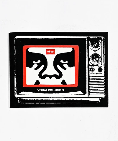 Obey TV Sticker