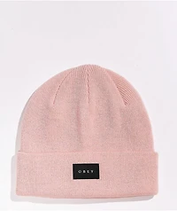 Obey Virgil Pink Beanie