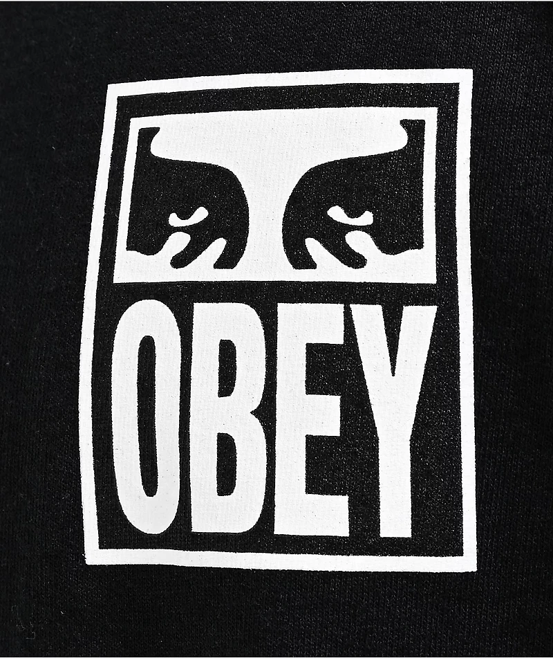 Obey Vision Of Black T-Shirt