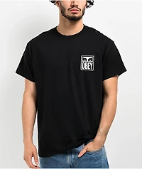 Obey Vision Of Black T-Shirt