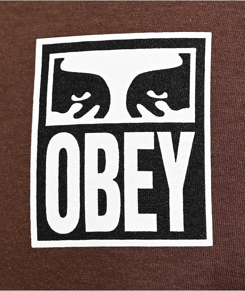 Obey Vision Of Brown T-Shirt