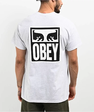 Obey Vision Of Heather Grey T-Shirt