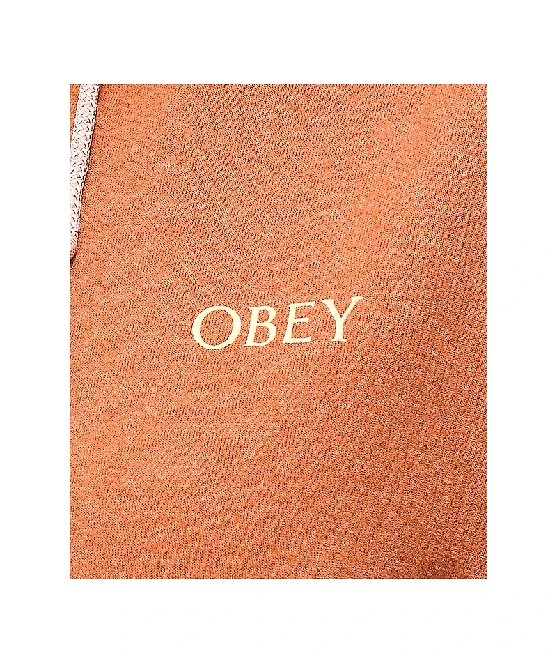 Obey Wake Up Ginger Hoodie