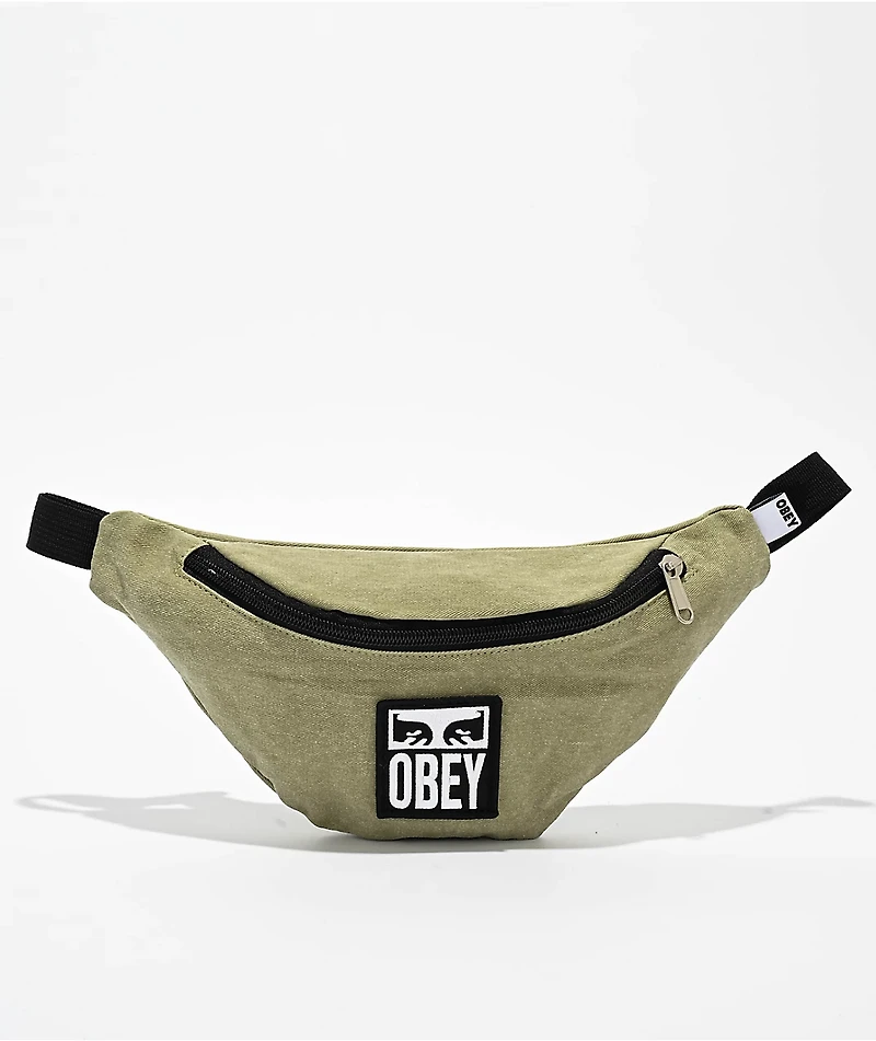 Obey Wasted II Pigment Green Fanny Pack
