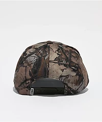 Obey World Records Green Camo Snapback Hat