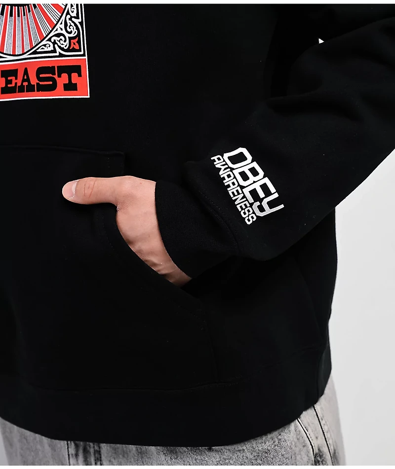 Obey x Keep A Breast Foundation Black Hoodie