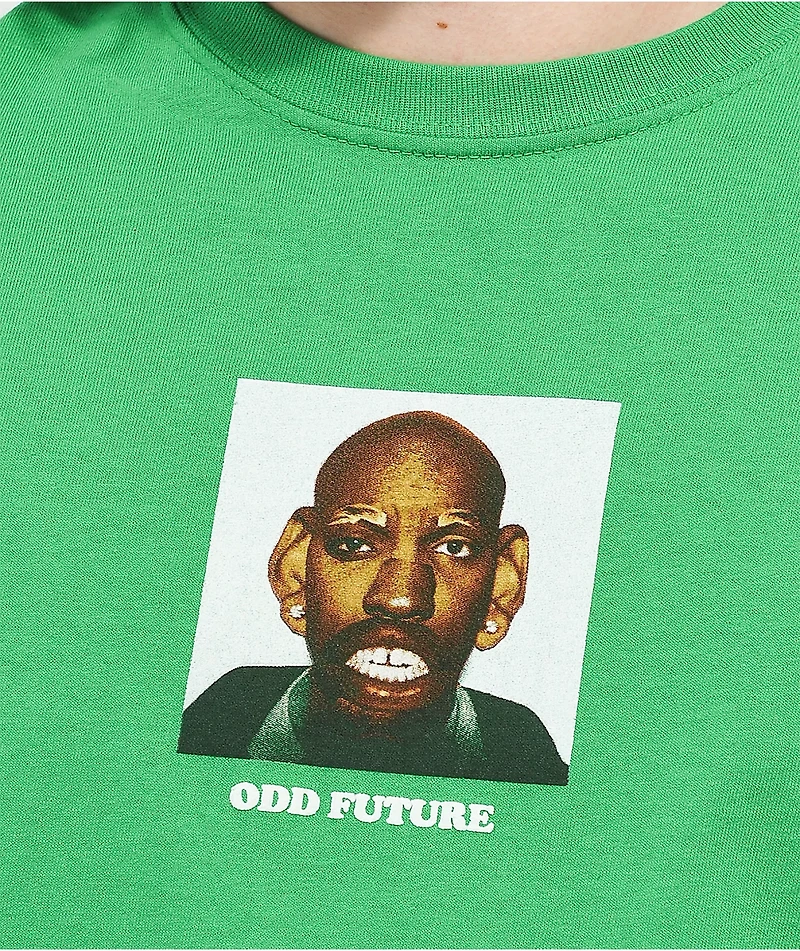 Odd Future 10 Year Anniversary Face Green T-Shirt
