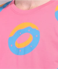 Odd Future All Over Donut Logo Pink T-Shirt