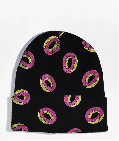 Odd Future Allover Print Black Beanie