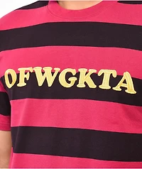Odd Future Big Stripe Black & Purple Knit T-Shirt
