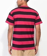 Odd Future Big Stripe Black & Purple Knit T-Shirt