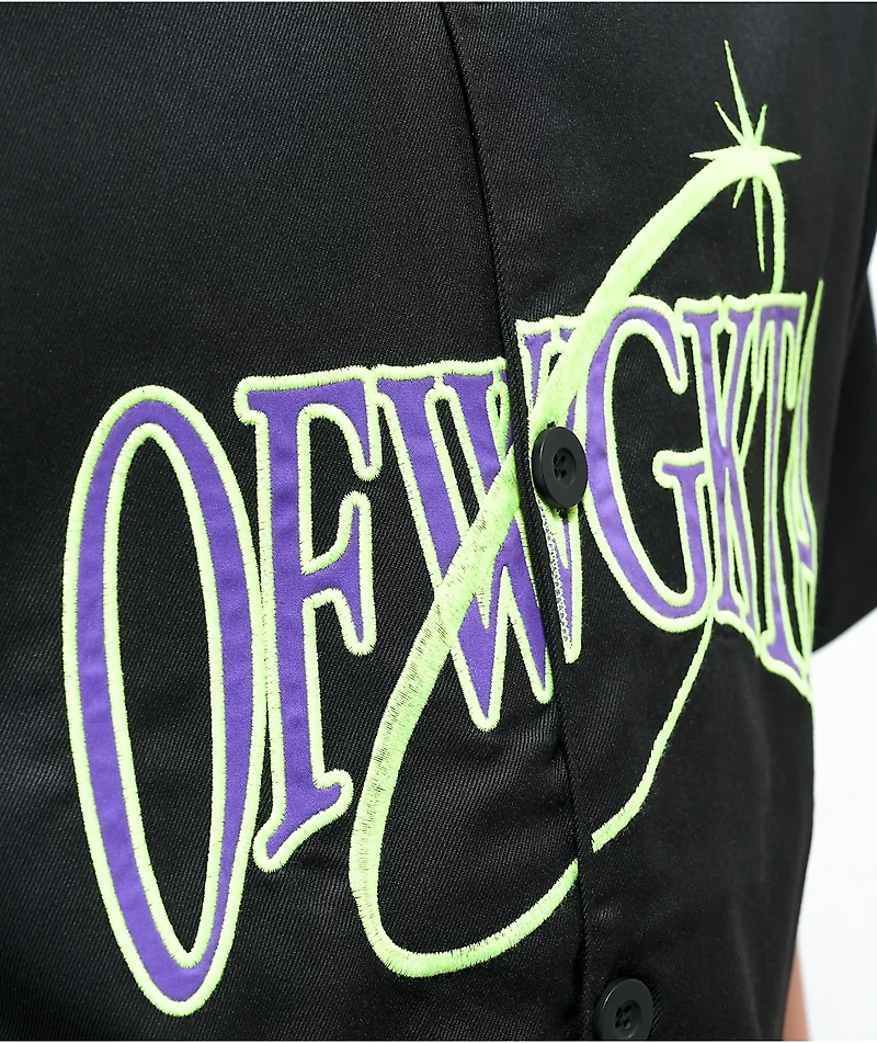 Odd Future Black Baseball Jersey