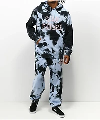 Odd Future Blue & Black Tie Dye Hoodie