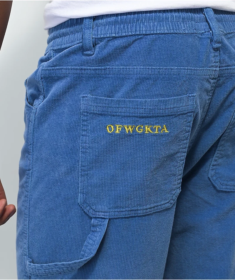 Odd Future Blue Corduroy Painter Pants
