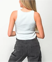 Odd Future Cherry Light Blue Crop Tank Top