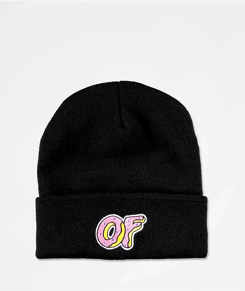 Odd Future Donut Black Beanie
