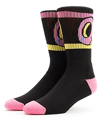 Odd Future Donut Black Crew Socks