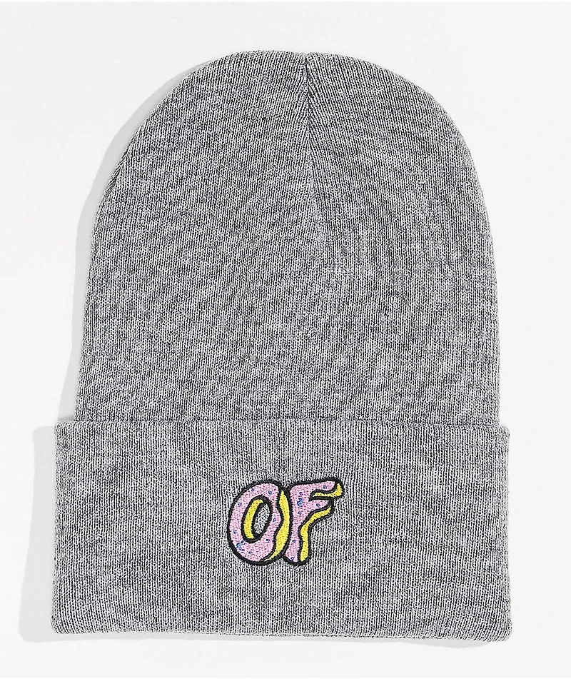 Odd Future Donut Grey Beanie
