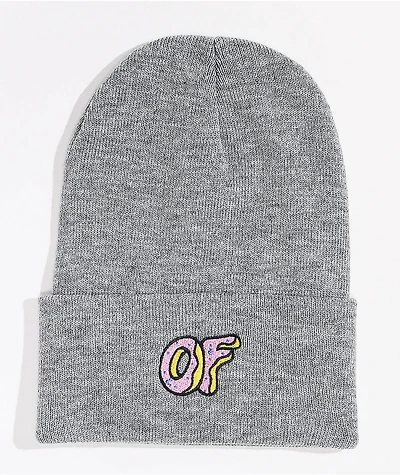 Odd Future Donut Grey Beanie