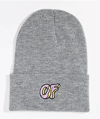 Odd Future Donut Grey Beanie