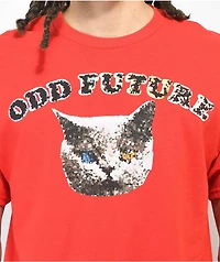 Odd Future Geo Cat Red T-Shirt