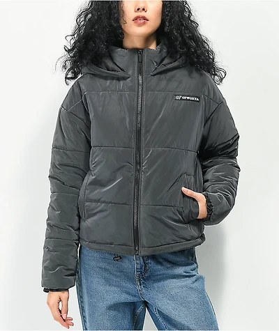 Odd Future Iridescent Blue Puffer Jacket