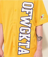 Odd Future OFWGKTA Yellow Baseball Jersey