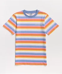 Odd Future Orange, Periwinkle & White Stripe T-Shirt