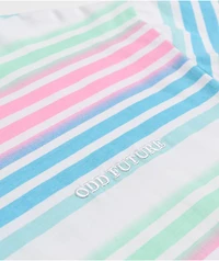 Odd Future Pink, Blue & Mint Stripe T-Shirt