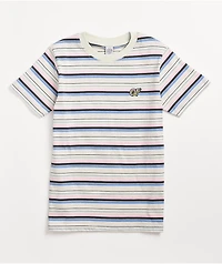 Odd Future Pink & Multi Stripe T-Shirt